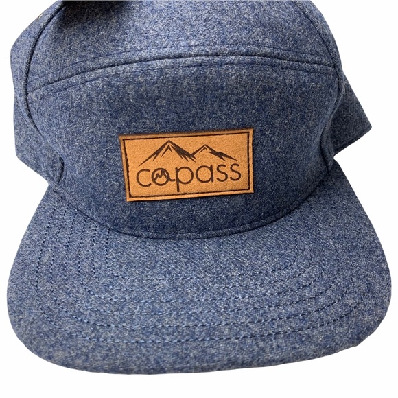 Locale Outdoor CoPass Wool Navy Flatbrim Hat NWT - Picture 3 of 7